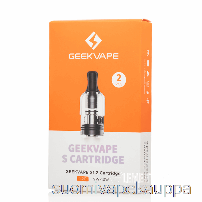 Vape Kauppa Geek Vape S Vaihtokotelot 1.2ohm S Pods